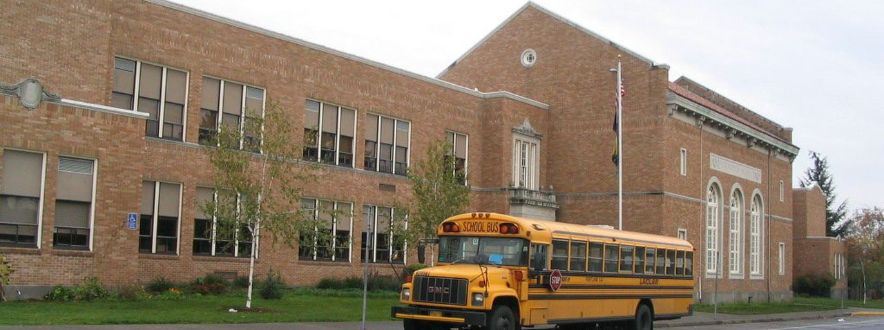 Photo of front of school Photo of front of school